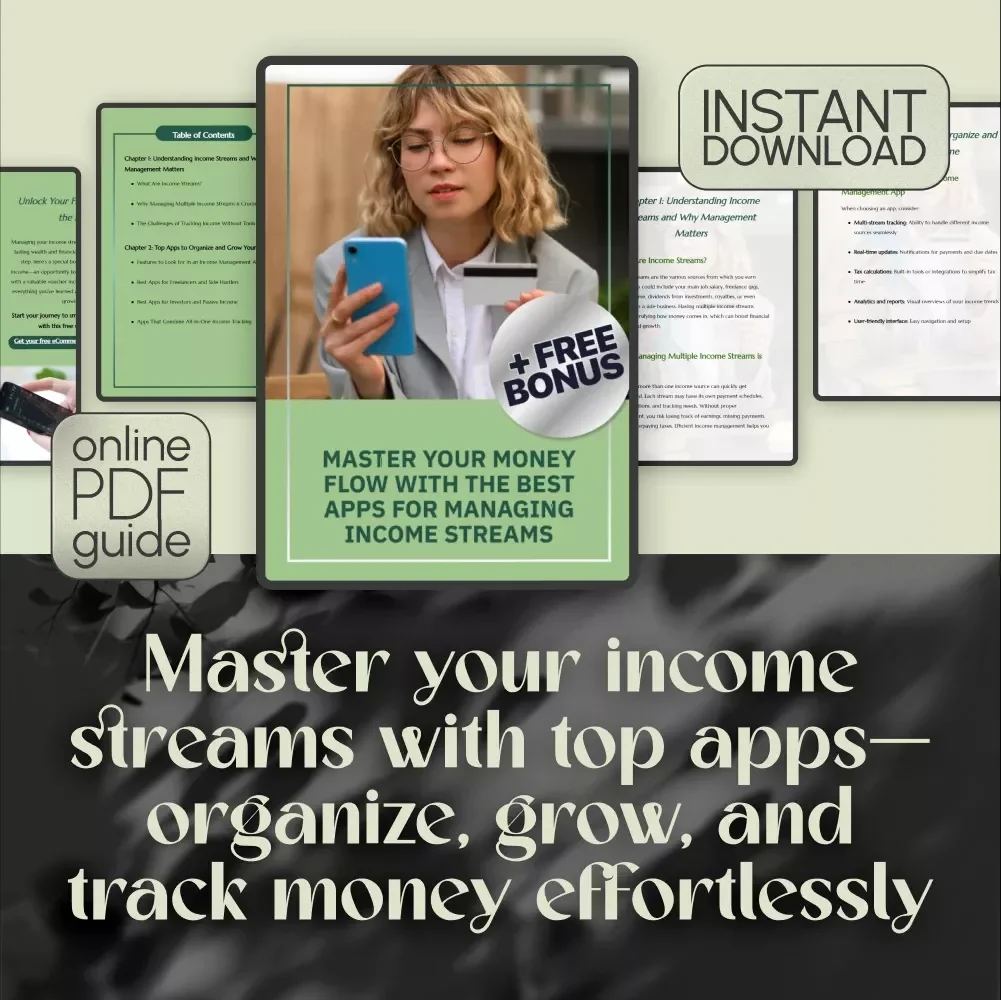 Master Your Money Flow with the Best Apps for Managing Income Streams | Digital Guide for Freelancers, Investors & Side Hustlers