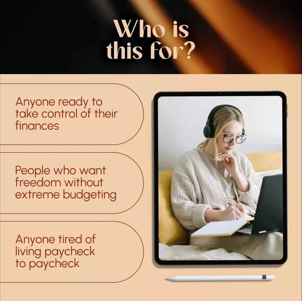Living Within Your Means: Financial Freedom Without Sacrifice | Budgeting Guide | Digital Download eBook | Simple Living Finance Checklist