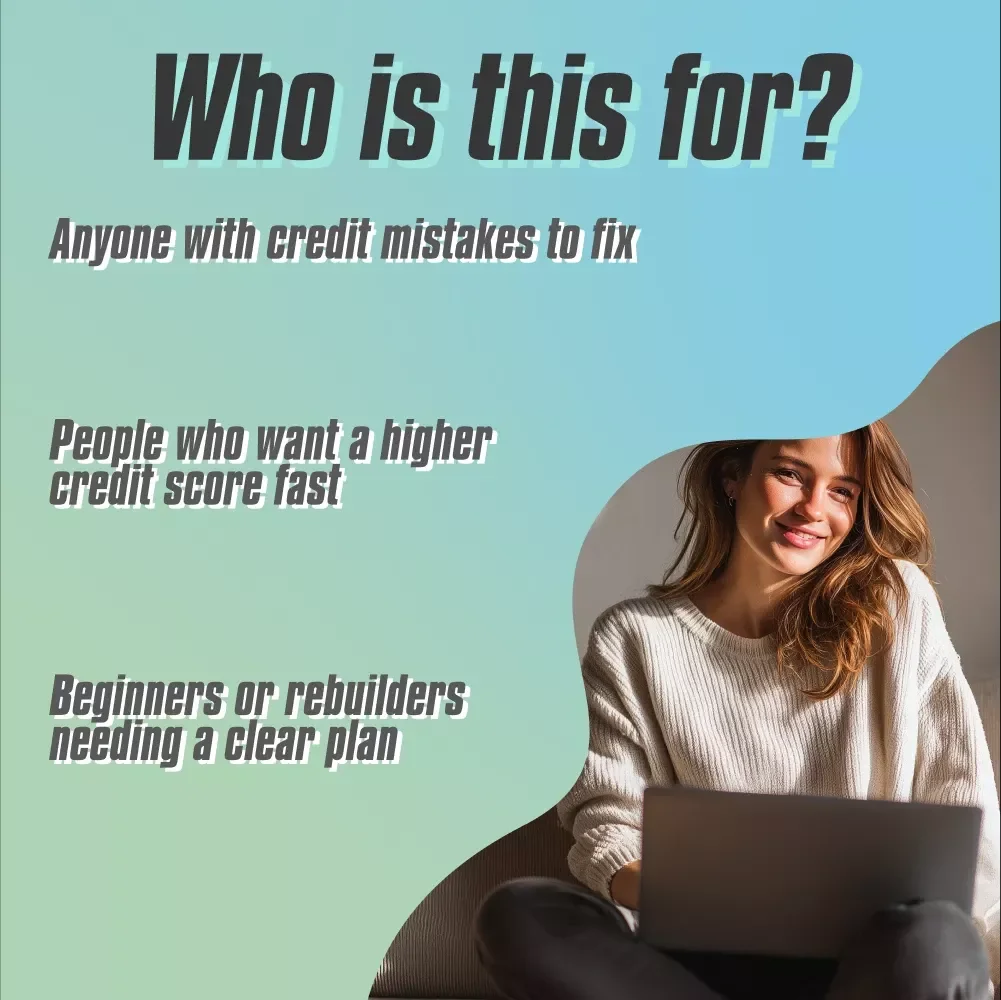The Credit Comeback Checklist: Fix It, Build It, Own It – How to Fix Bad Credit Score Fast & Rebuild Your Financial Future (Instant Digital Download)