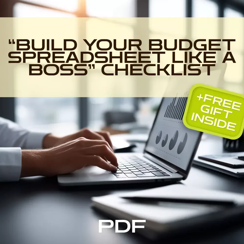 Build Your Budget Spreadsheet Like a Boss Checklist | How to Create a Budget Spreadsheet Free | Digital Download