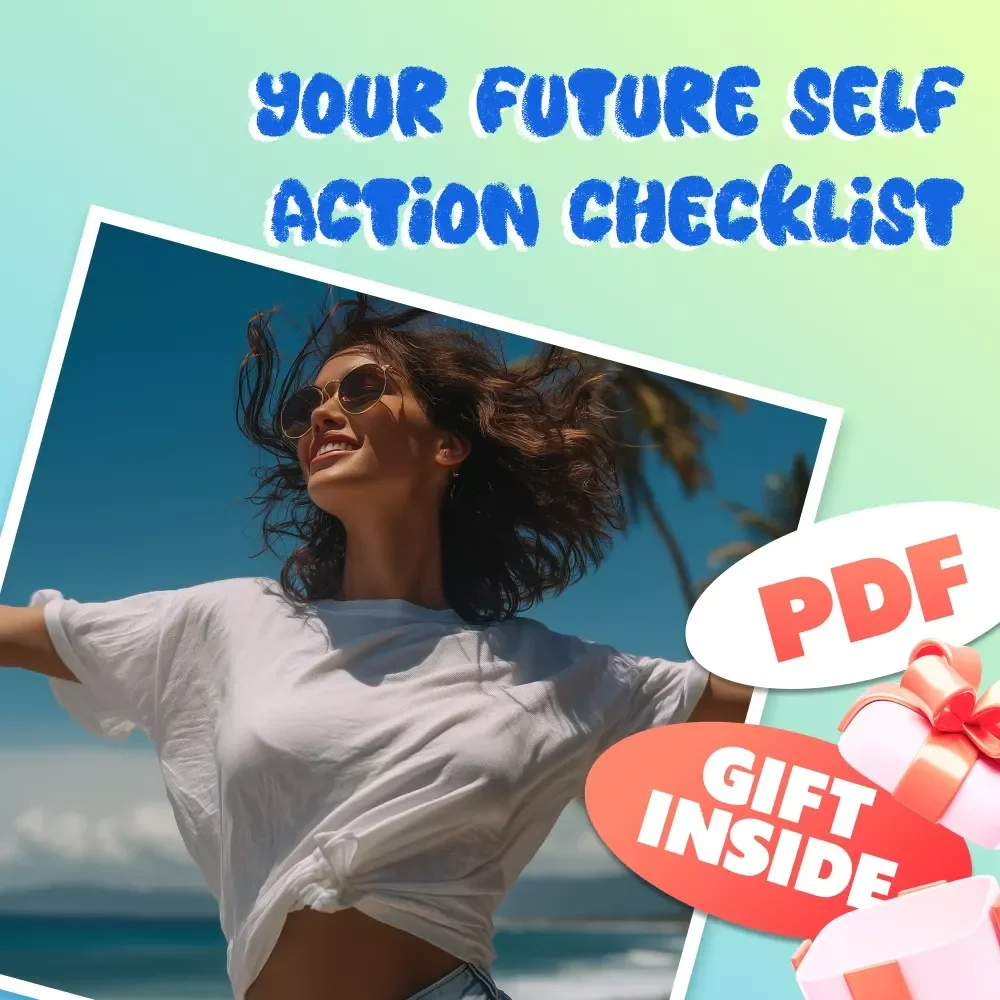 Your Future Self Action Checklist – Digital Download Checklist to Relax, Meet Your Future & Align with Growth Goals