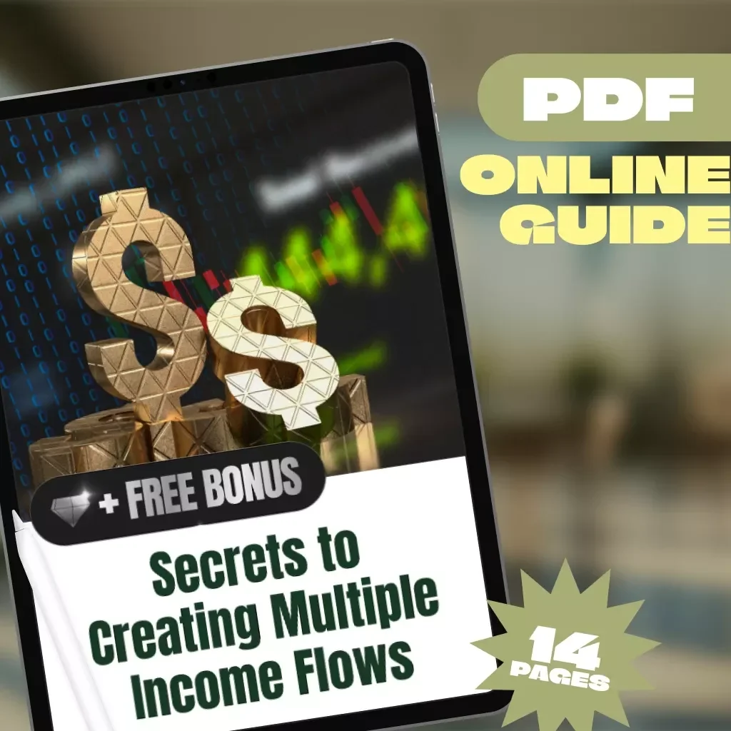Secrets to Creating Multiple Income Flows | Guide on How to Build Multiple Income Streams | Passive Income Digital Download