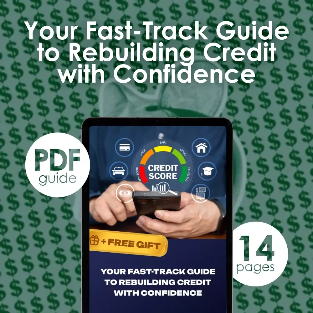 Your Fast-Track Guide to Rebuilding Credit with Confidence | How to Rebuild Credit Fast | Digital Download eBook