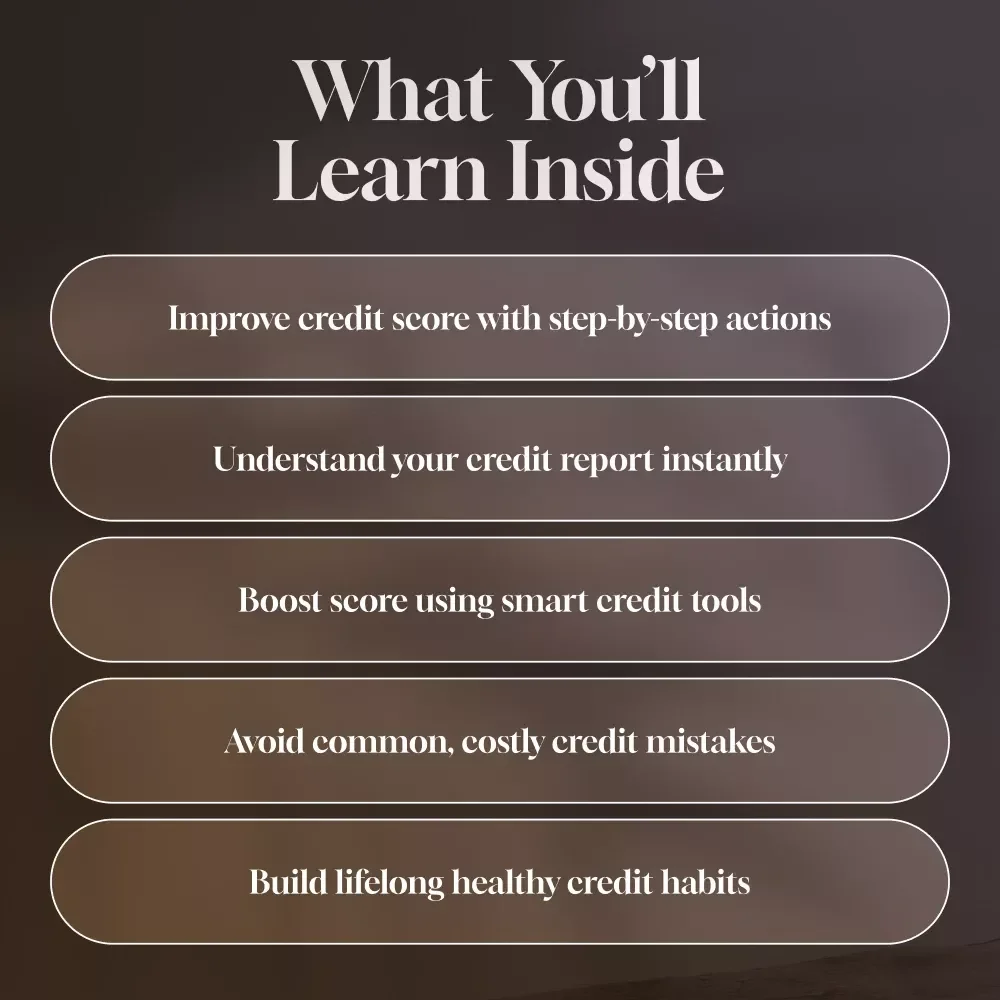 Your Fast-Track Guide to Rebuilding Credit with Confidence | How to Rebuild Credit Fast | Digital Download eBook