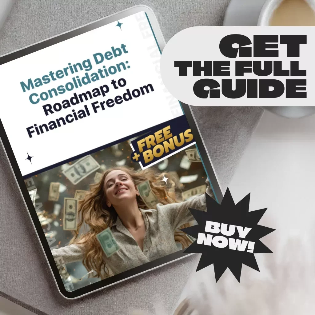 Mastering Debt Consolidation: Roadmap to Financial Freedom | How to Do Debt Consolidation Guide | Debt Relief Digital Download