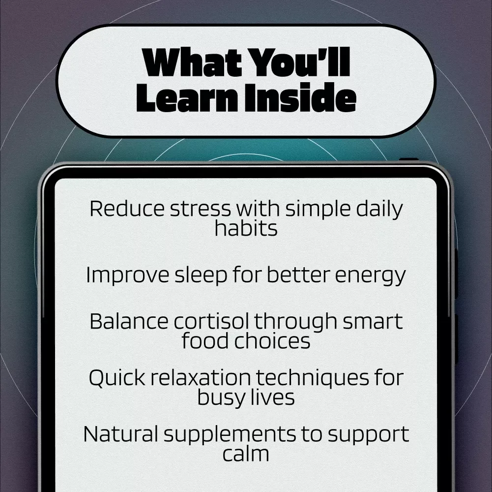 A Practical Guide to Naturally Lowering Cortisol for a Healthier Life – Digital eBook Download for Stress Reduction & Cortisol Balance