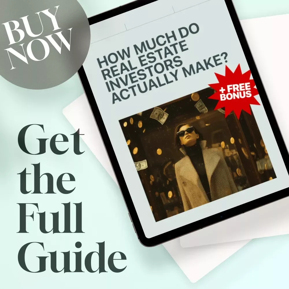 How Much Do Real Estate Investors Actually Make? | Real Estate Investor Income Guide | Digital Download eBook