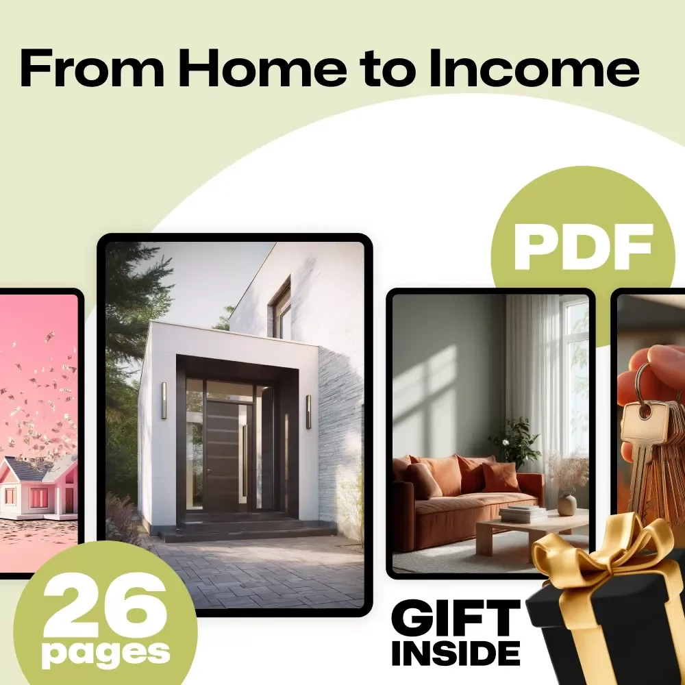 From Home to Income | How to Turn Home Into Rental Property eBook | Rental Property Guide PDF | Real Estate Checklist & Landlord Starter Tips