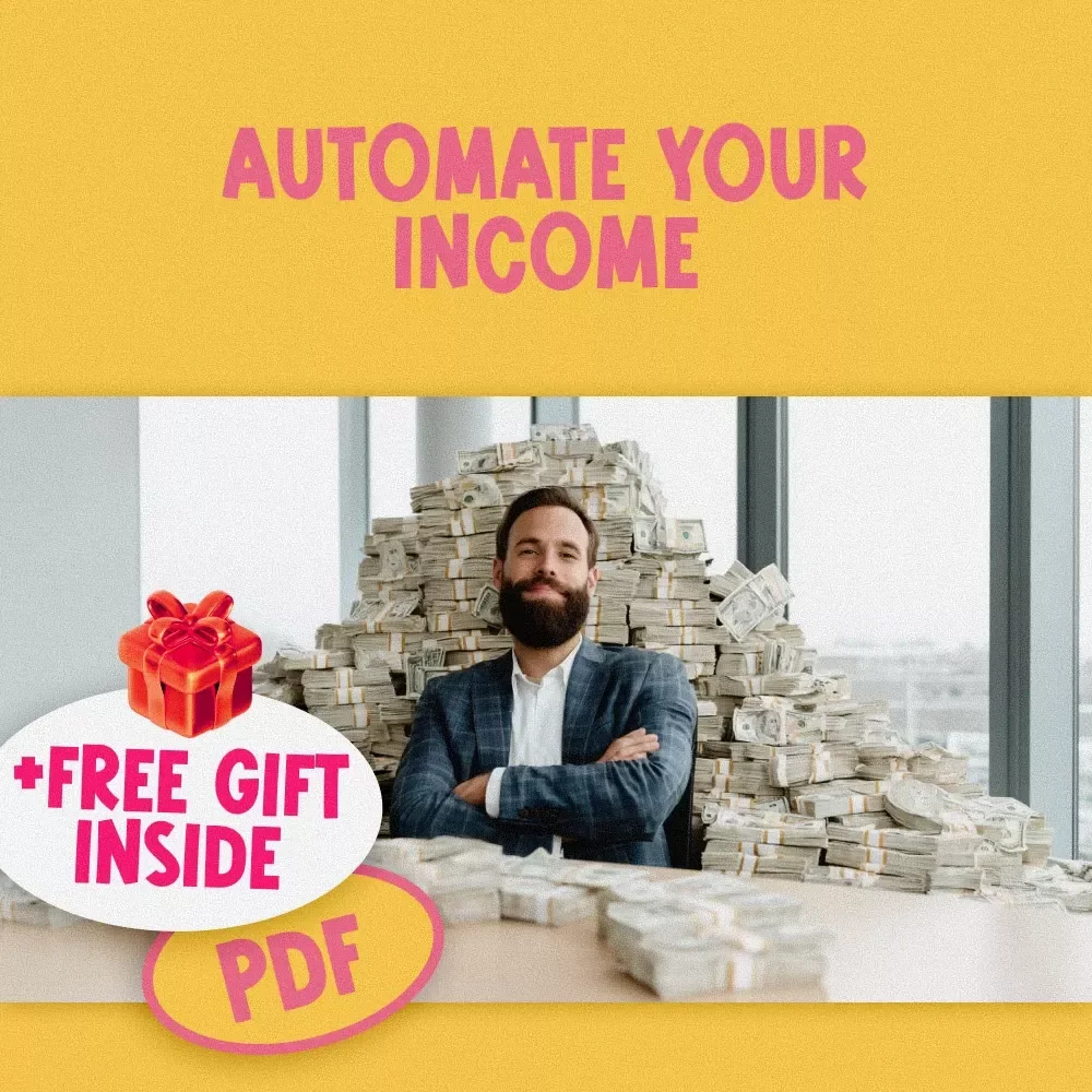 Automate Your Income Checklist - Digital Download for Automating Income Streams - Passive Money Guide - Financial Freedom Planner