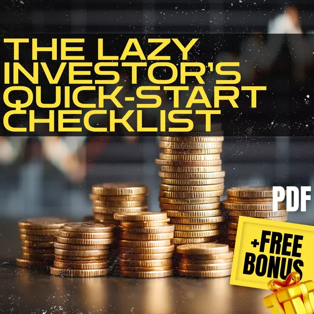 The Lazy Investor’s Quick-Start Checklist | Investing for Passive Income Guide | Printable Passive Income Checklist PDF