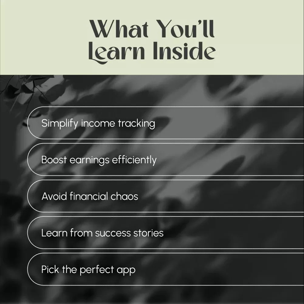 Master Your Money Flow with the Best Apps for Managing Income Streams | Digital Guide for Freelancers, Investors & Side Hustlers