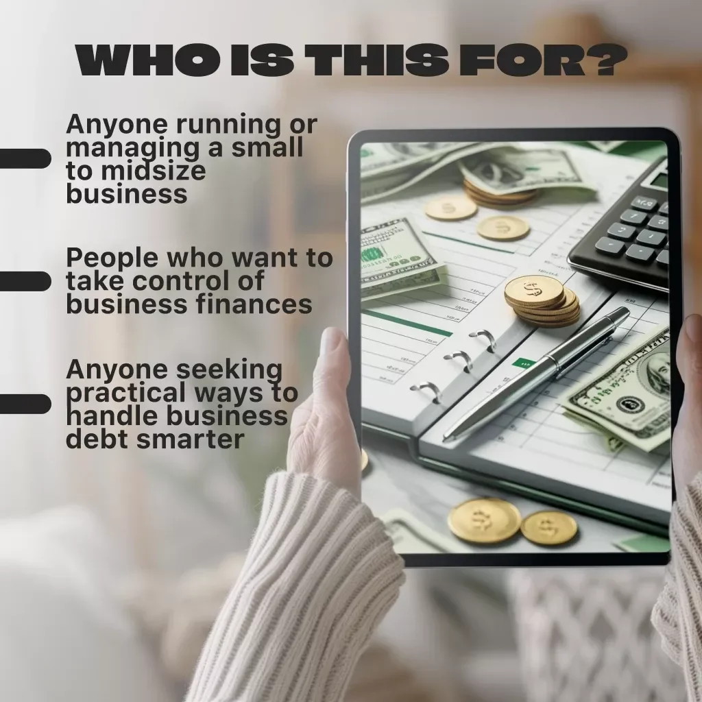 A Clear Path to Mastering Business Debt for Financial Stability – How to Manage Business Debt Guide | Small Business Finance eBook | Instant Digital Download