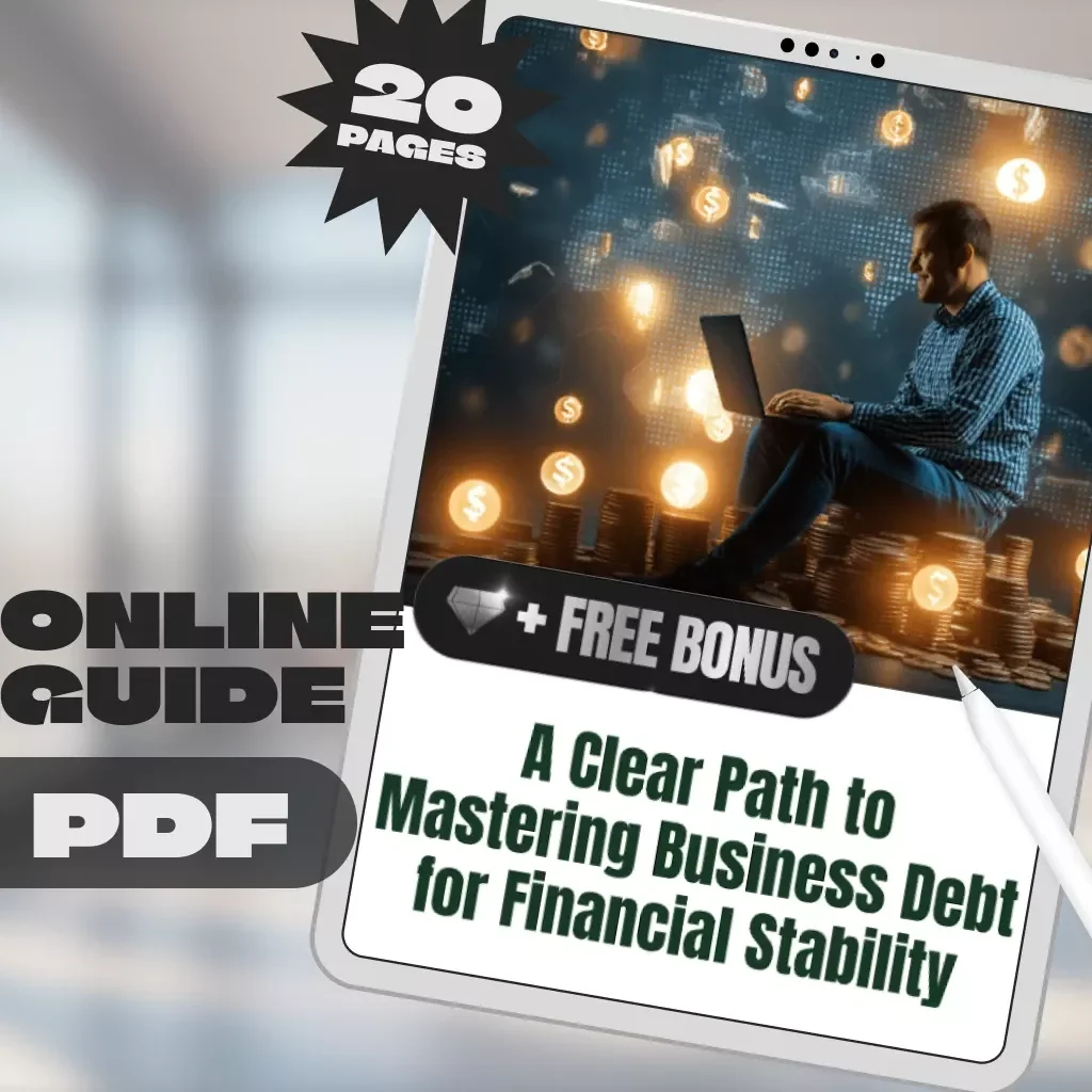 A Clear Path to Mastering Business Debt for Financial Stability – How to Manage Business Debt Guide | Small Business Finance eBook | Instant Digital Download