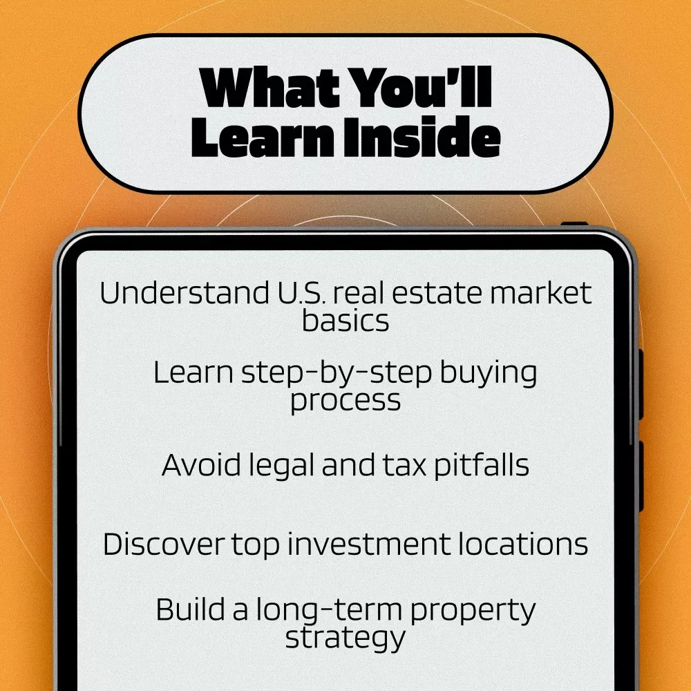 Unlocking the American Dream | How to Invest in US Property as a Foreigner | Real Estate eBook for International Buyers