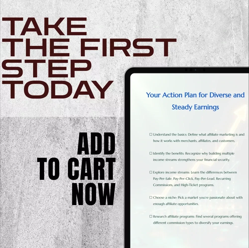 Your Action Plan for Diverse and Steady Earnings – Affiliate Marketing Income Streams Checklist for Multiple Passive Revenue Ideas