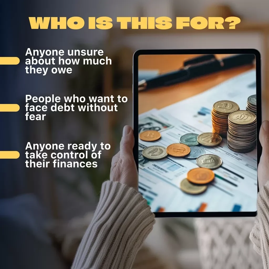 Simple Guide to Finding Out What You Owe | How to Find Out What Debt You Owe | Debt Tracking eBook & Checklist