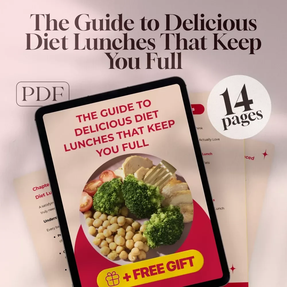 The Guide to Delicious Diet Lunches That Keep You Full – Healthy Lunch eBook | Digital Diet Lunch Guide | Easy Meal Prep Ideas PDF Download