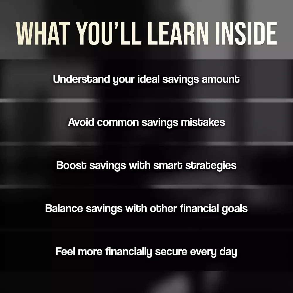 How Much Should You Really Keep in Your Savings Account | Personal Finance Guide | How Much to Have in Savings Account eBook | Instant Download