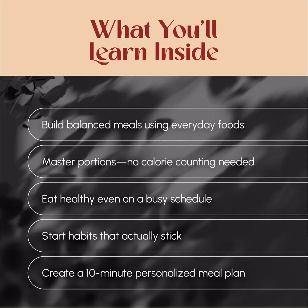 Simple Nutrition Made Easy With Everyday Eating | How to Eat to Stay Healthy | Nutrition Guide for Busy Lives