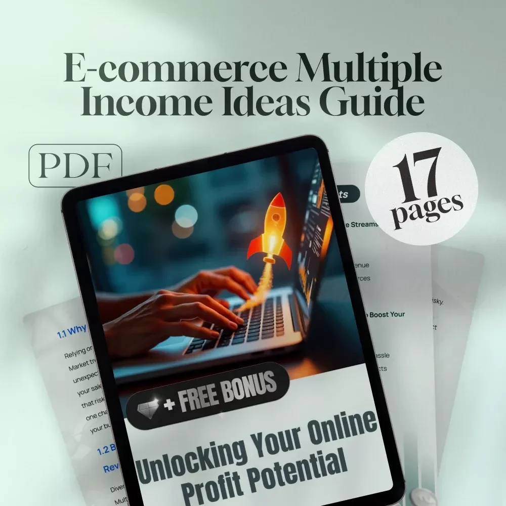 Unlocking Your Online Profit Potential - E-commerce Multiple Income Ideas Guide | Digital Download to Boost Earning Streams