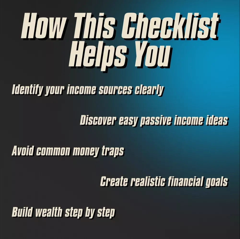 Balancing Active and Passive Earnings Like a Pro Checklist | Passive Income vs Active Income Guide for Smart Money Makers