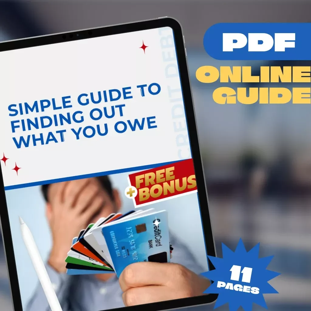 Simple Guide to Finding Out What You Owe | How to Find Out What Debt You Owe | Debt Tracking eBook & Checklist