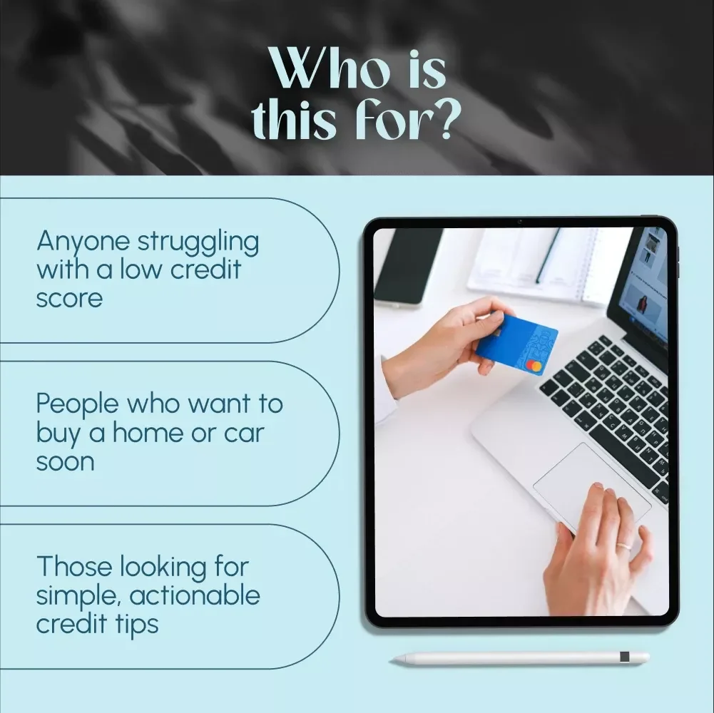 The Easy Guide to Raising Your Credit Score Fast | Digital Download | Learn How to Raise My Credit Score Quickly & Effectively