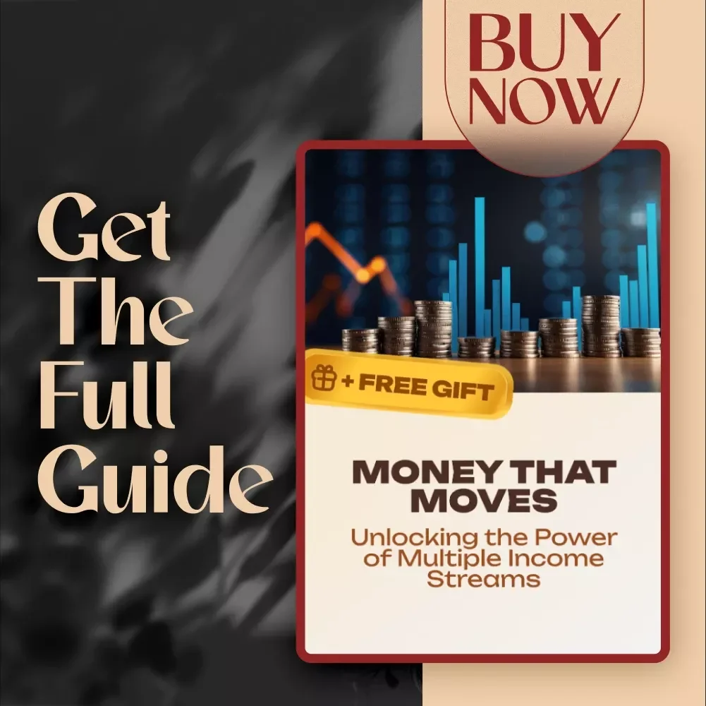 Money That Moves: Unlocking the Power of Multiple Income Streams - Guide to the Benefits of Multiple Income Streams | Digital Download eBook for Building Second Income & Financial Freedom