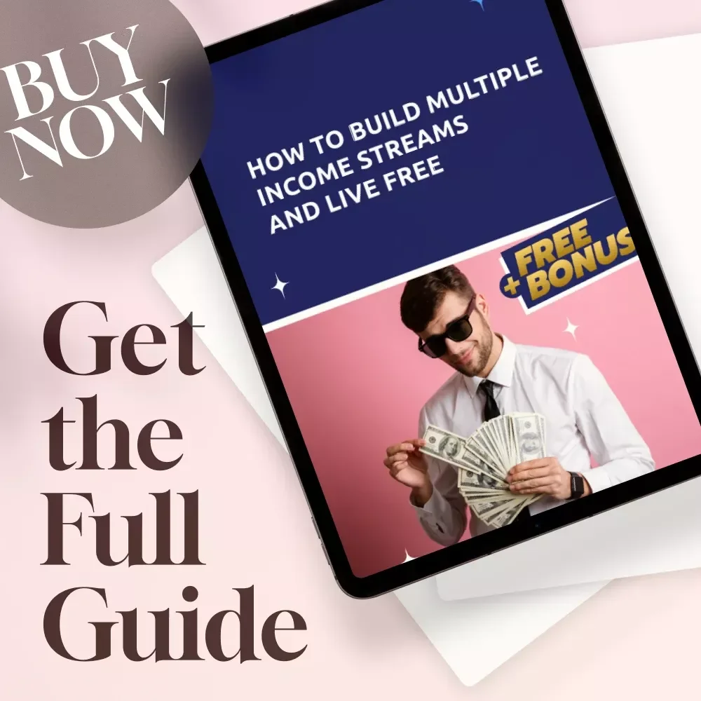 How to Build Multiple Income Streams and Live Free - Real Estate Wealth Guide - Digital Download eBook on Multiple Income Streams in Real Estate