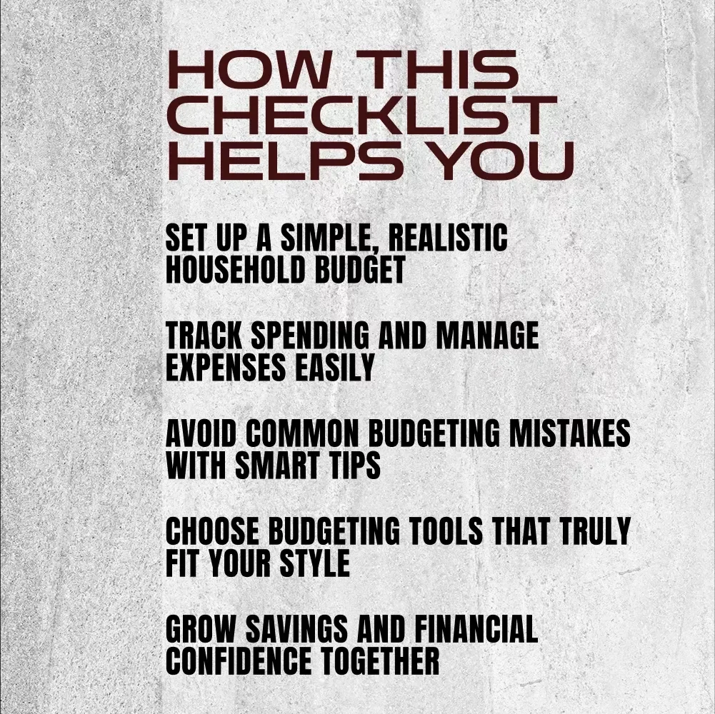 The Ultimate Household Budget Checklist | How to Set Up a Household Budget Printable Guide