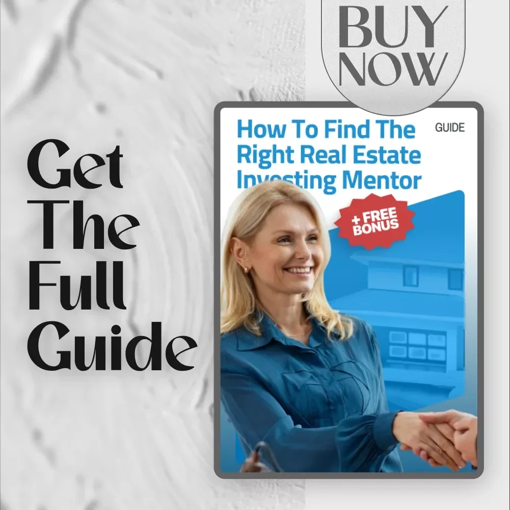 How to Find the Right Real Estate Investing Mentor | Real Estate Mentor Guide | Digital Download eBook for New Investors | How to Find a Mentor for Real Estate Investing