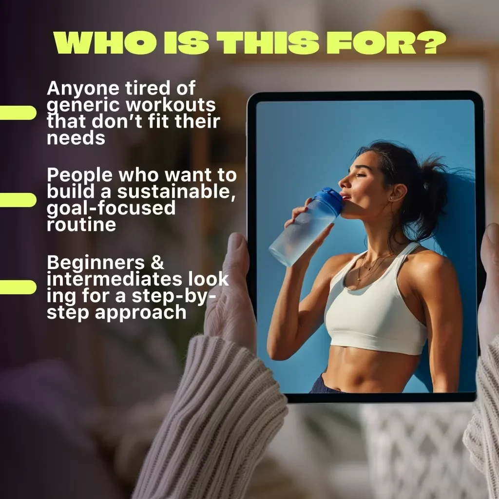 Your Step-by-Step Guide to Creating the Perfect Workout | How to Create a Workout Plan for Beginners & Intermediates | Fitness Planning Digital Download