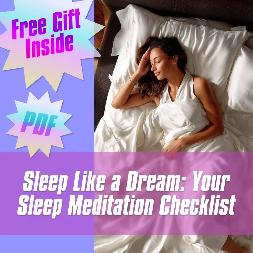 Sleep Like a Dream: Your Sleep Meditation Checklist | Calm Sleep Meditation Guide | Digital Download for Relaxation & Better Rest