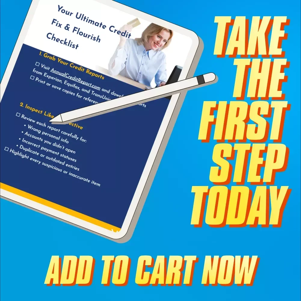Your Ultimate Credit Fix & Flourish Checklist | Digital Credit Repair Guide | How Do Credit Repair Companies Work