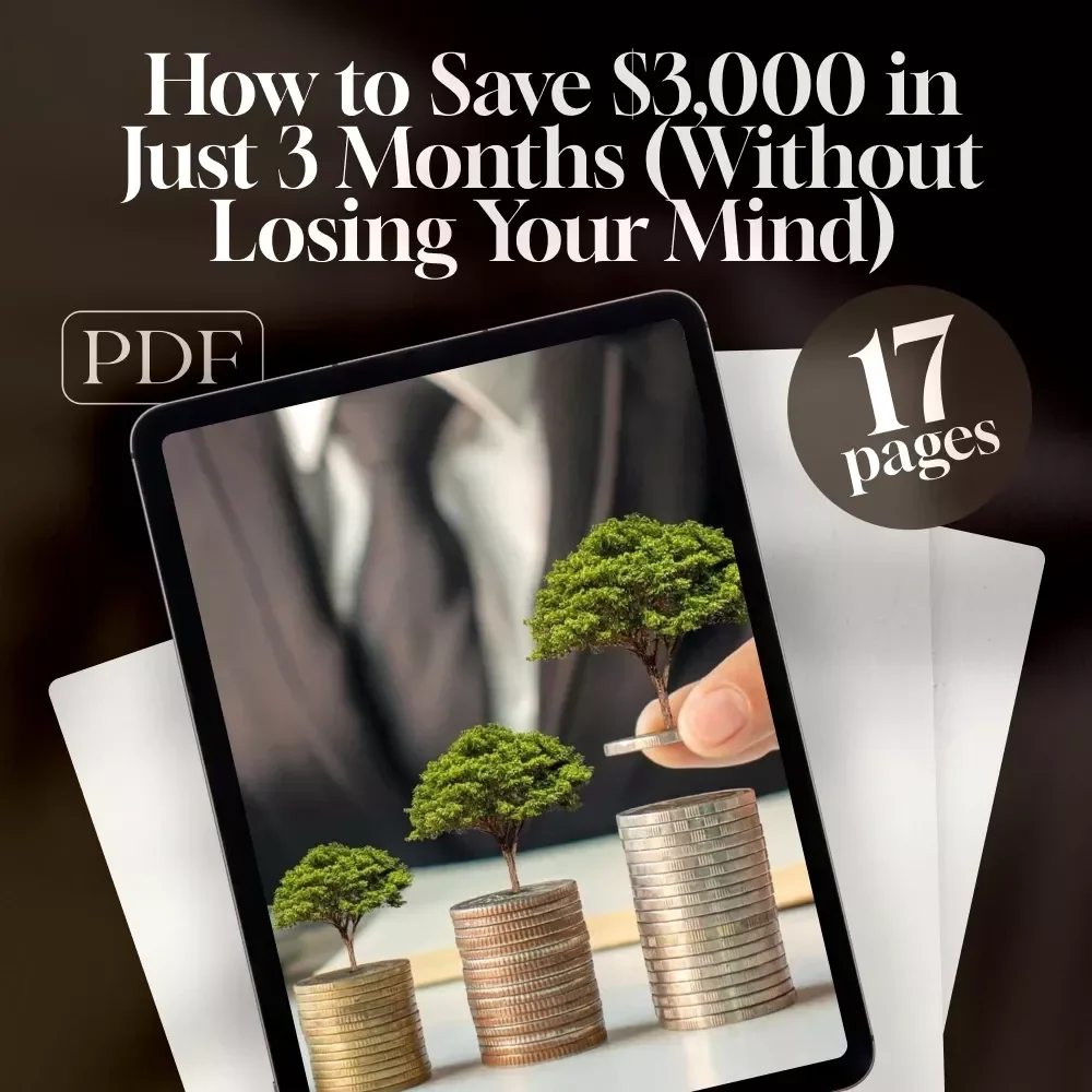 How to Save $3,000 in Just 3 Months (Without Losing Your Mind) | Ultimate 90-Day Savings Guide | How to Save 3000 in 3 Months Plan + Budgeting Tips