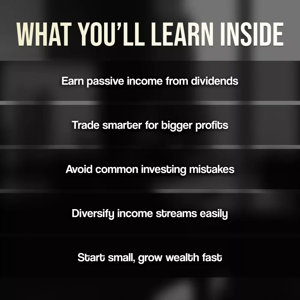 Wealth Waves From Stocks - Ultimate Guide to Multiple Income Streams From Stocks - Dividend Investing, Trading Strategies & Capital Gains