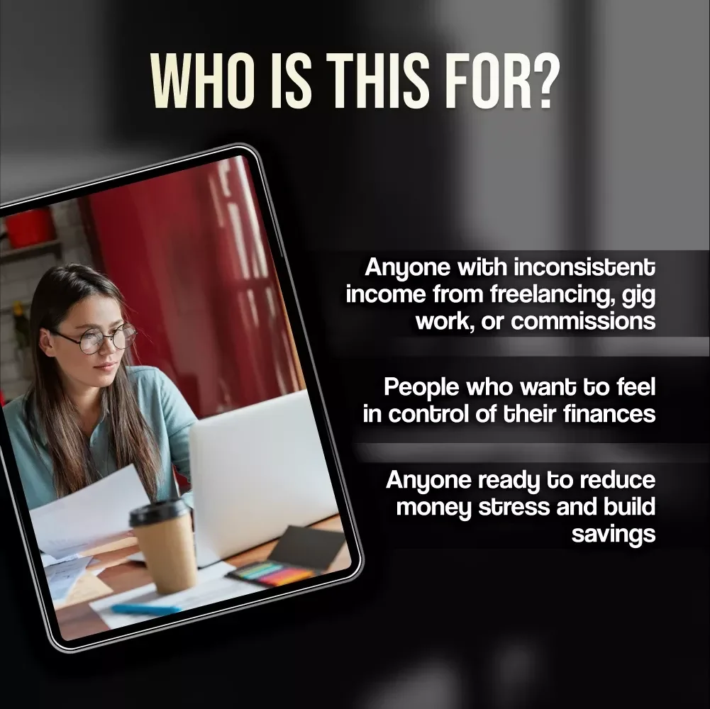 How to Create a Budget When Your Income Fluctuates | Digital Guide for Managing Variable Income Budgeting | Instant Download