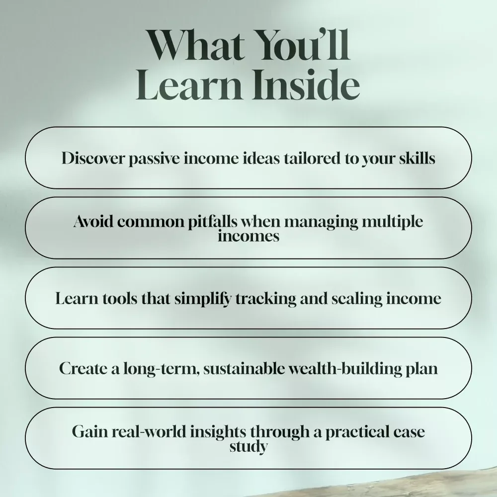 Don’t Put All Your Eggs in One Wallet – Guide to Creating Diversified Income Sources | Income Streams eBook | Passive & Active Income Checklist | Digital Download