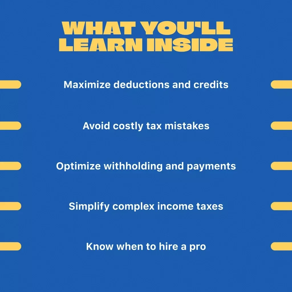 Tax Savvy and Thriving: How to Plan Taxes When You've Got Income Coming From Everywhere – Digital Guide for Tax Planning for Multiple Incomes