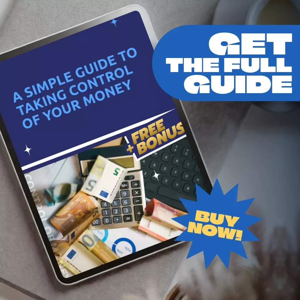 A Simple Guide to Taking Control of Your Money – How to Make a Personal Budget | Budgeting eBook, Financial Planning Digital Download