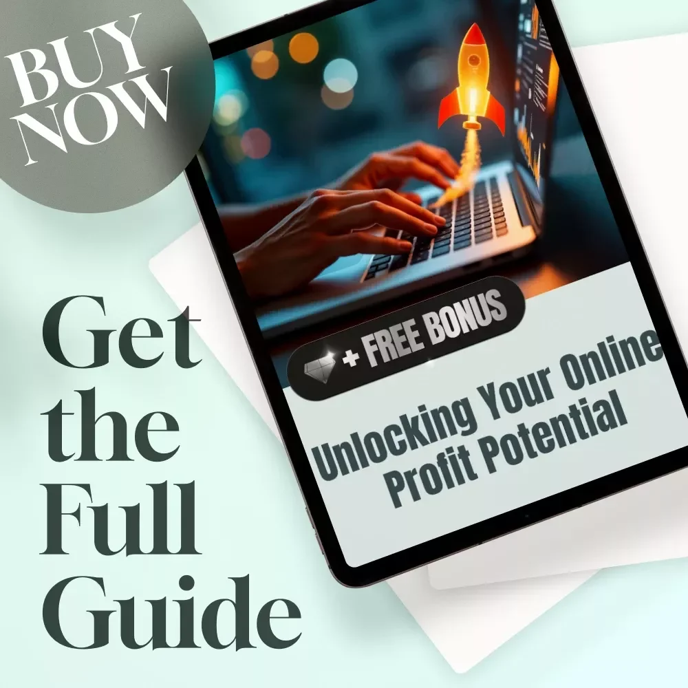 Unlocking Your Online Profit Potential - E-commerce Multiple Income Ideas Guide | Digital Download to Boost Earning Streams