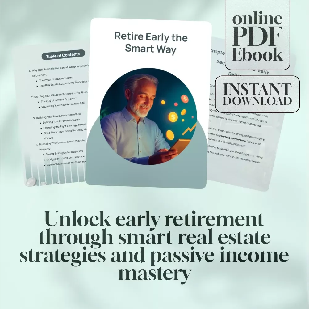 Retire Early the Smart Way eBook | How to Retire Early Through Real Estate Investing Guide | FIRE Movement Digital Download