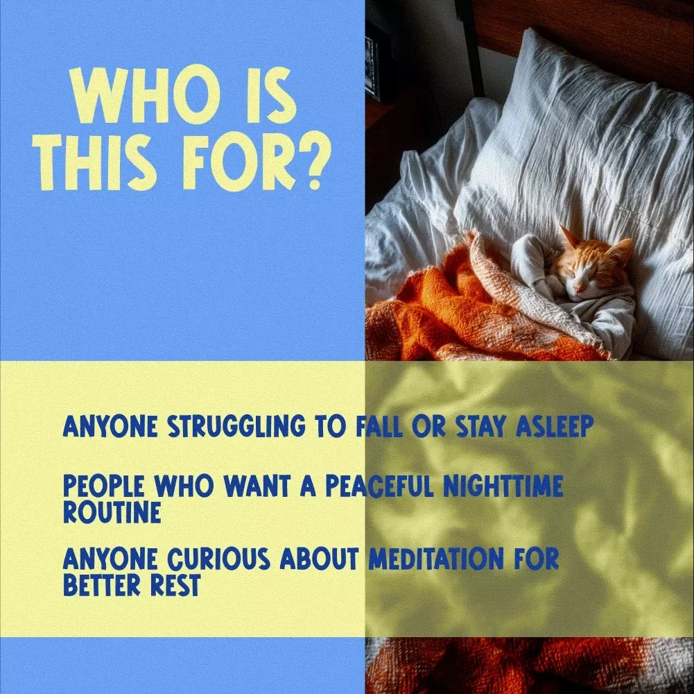 Sleep Success Checklist | Meditation to Help Sleep | Bedtime Wind-Down Guide | Relaxation & Sleep Prep Digital Download