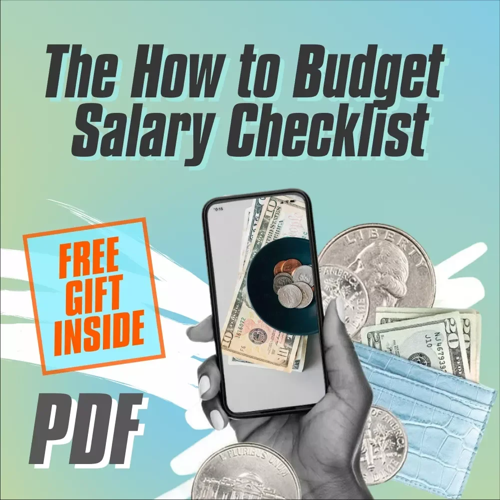 The How to Budget Salary Checklist | Budgeting Printable | Personal Finance Guide | How to Budget My Salary Tool