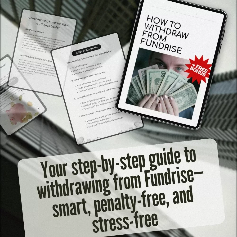 How to Withdraw from Fundrise - Step-by-Step eBook Guide on Fundrise Withdrawal Process & Tips