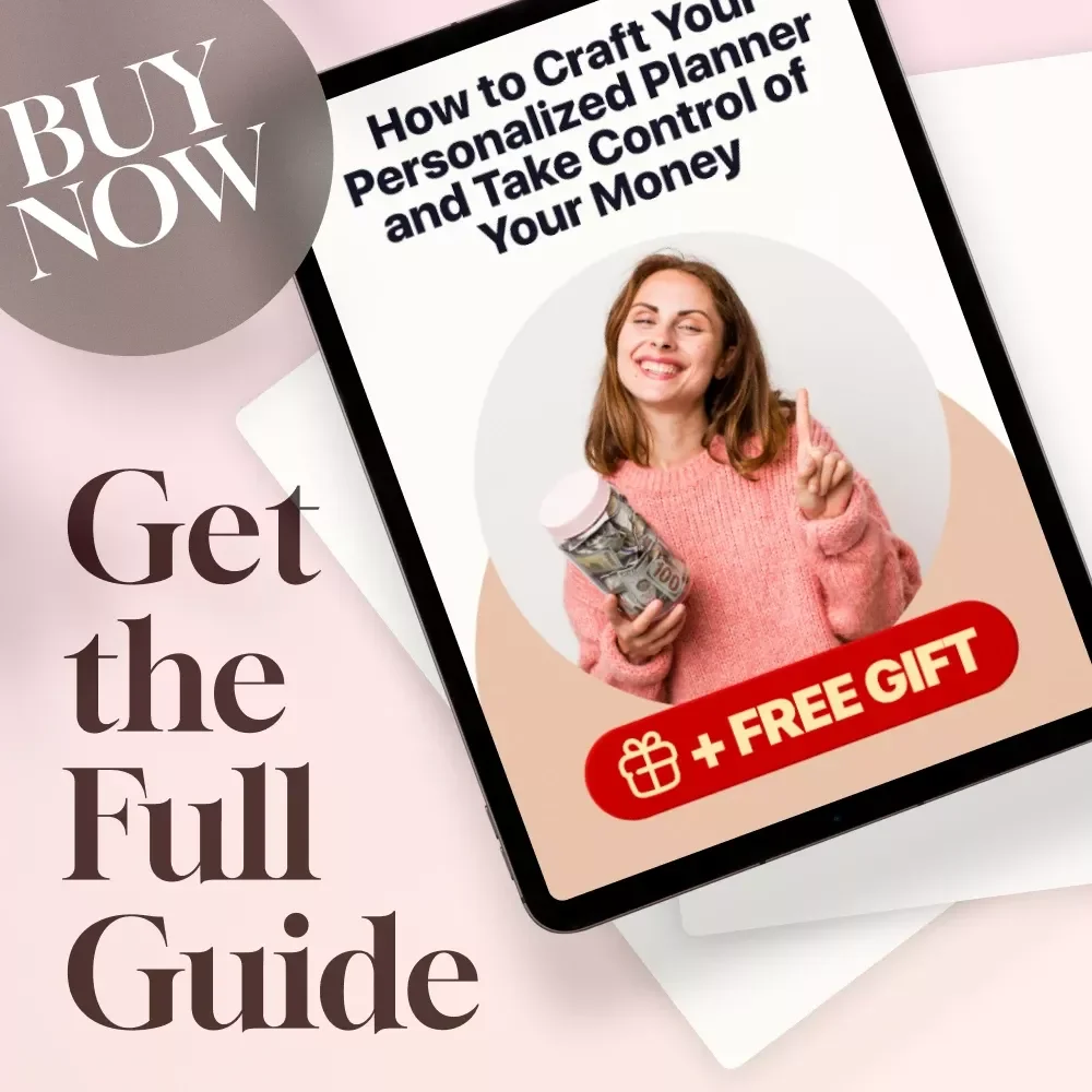 How to Craft Your Personalized Planner and Take Control of Your Money | Budget Planner Guide | Digital Download | How to Make My Own Budget Planner