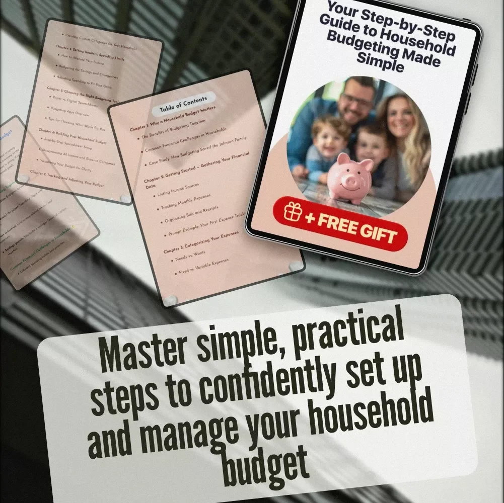 Your Step-by-Step Guide to Household Budgeting Made Simple | How to Set Up a Household Budget | Printable eBook for Families & Beginners