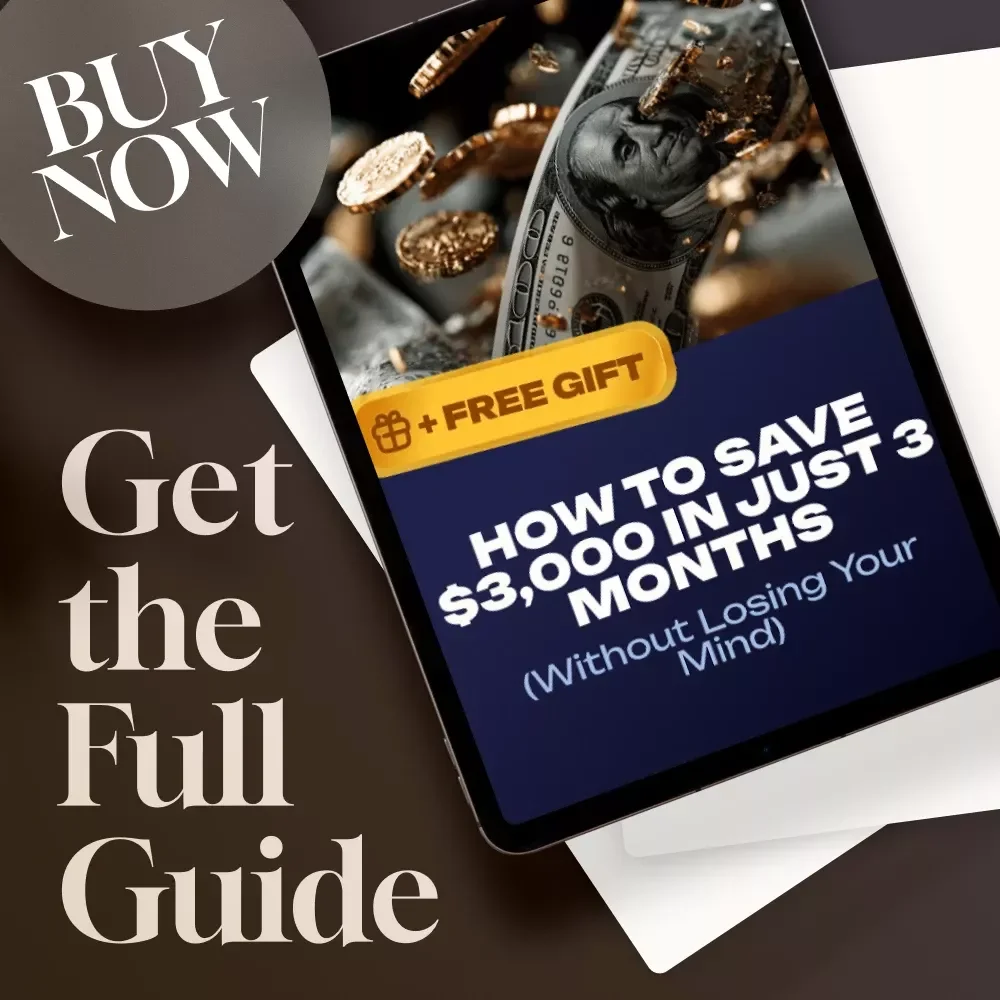 How to Save $3,000 in Just 3 Months (Without Losing Your Mind) | Ultimate 90-Day Savings Guide | How to Save 3000 in 3 Months Plan + Budgeting Tips