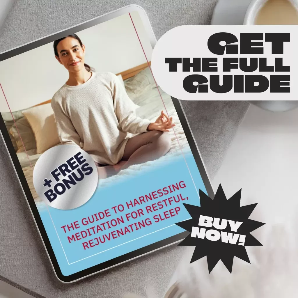 The Guide to Harnessing Meditation for Restful, Rejuvenating Sleep | Meditation to Help Sleep Digital Download | Sleep Meditation Guide eBook