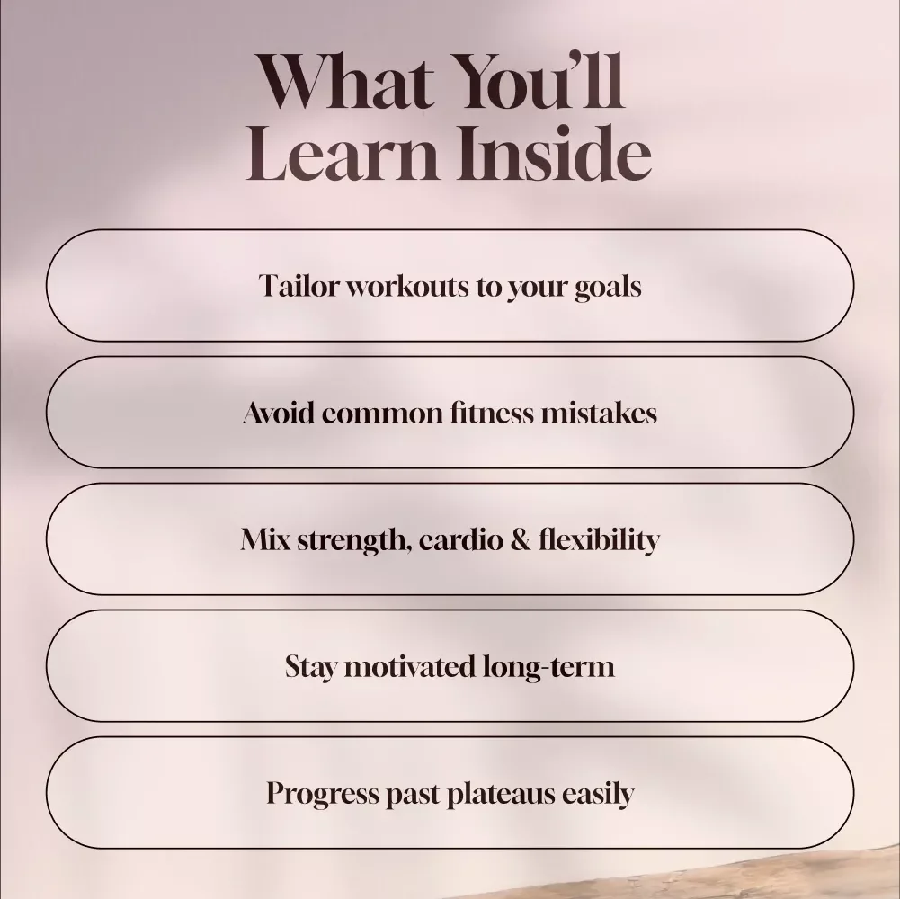 A Step-by-Step Guide to Crafting Effective Fitness Routines for Any Goal – How to Create a Workout Plan eBook – Digital Download